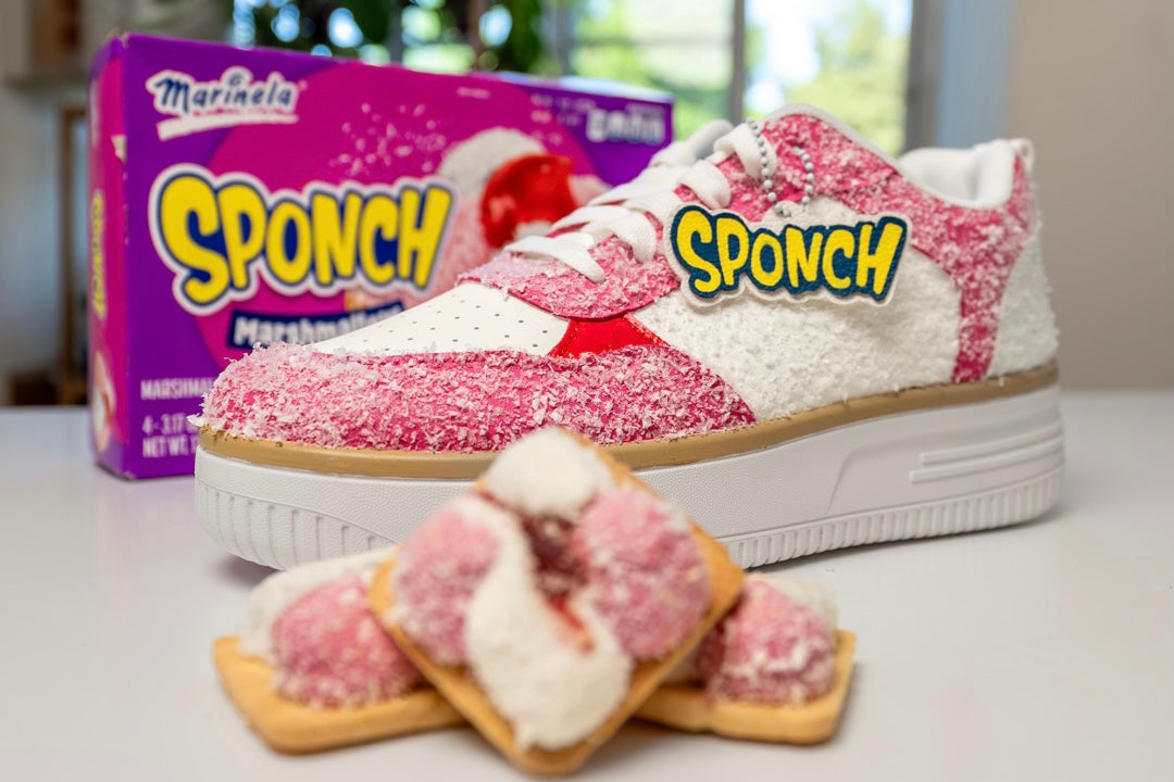 Custom Sneakers for Marinela’s Playful Snack Marketing Campaign