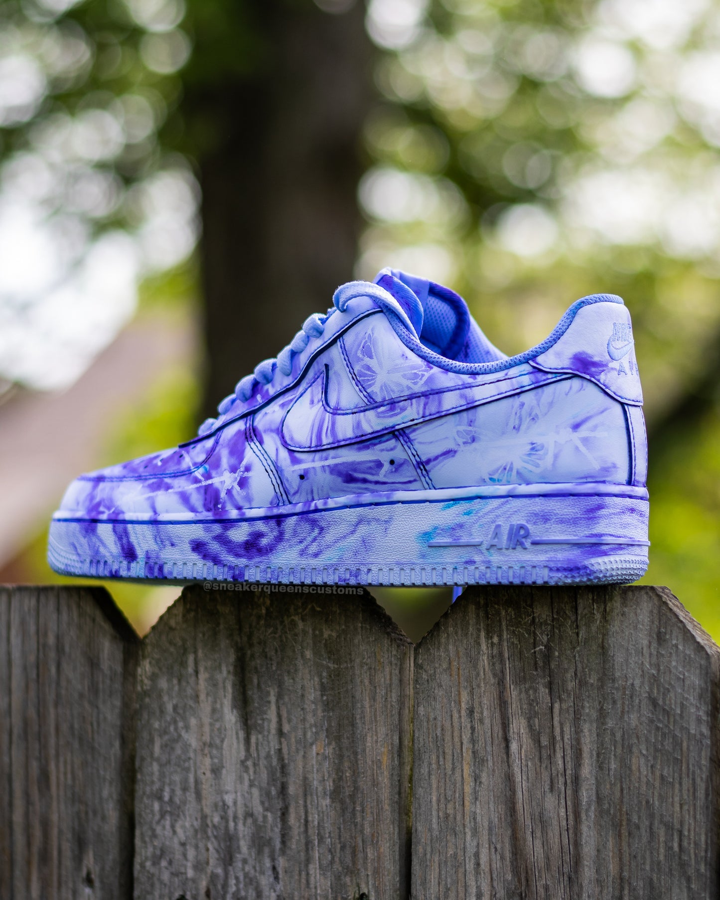 Purple Tie Dyed Custom AF1 Low