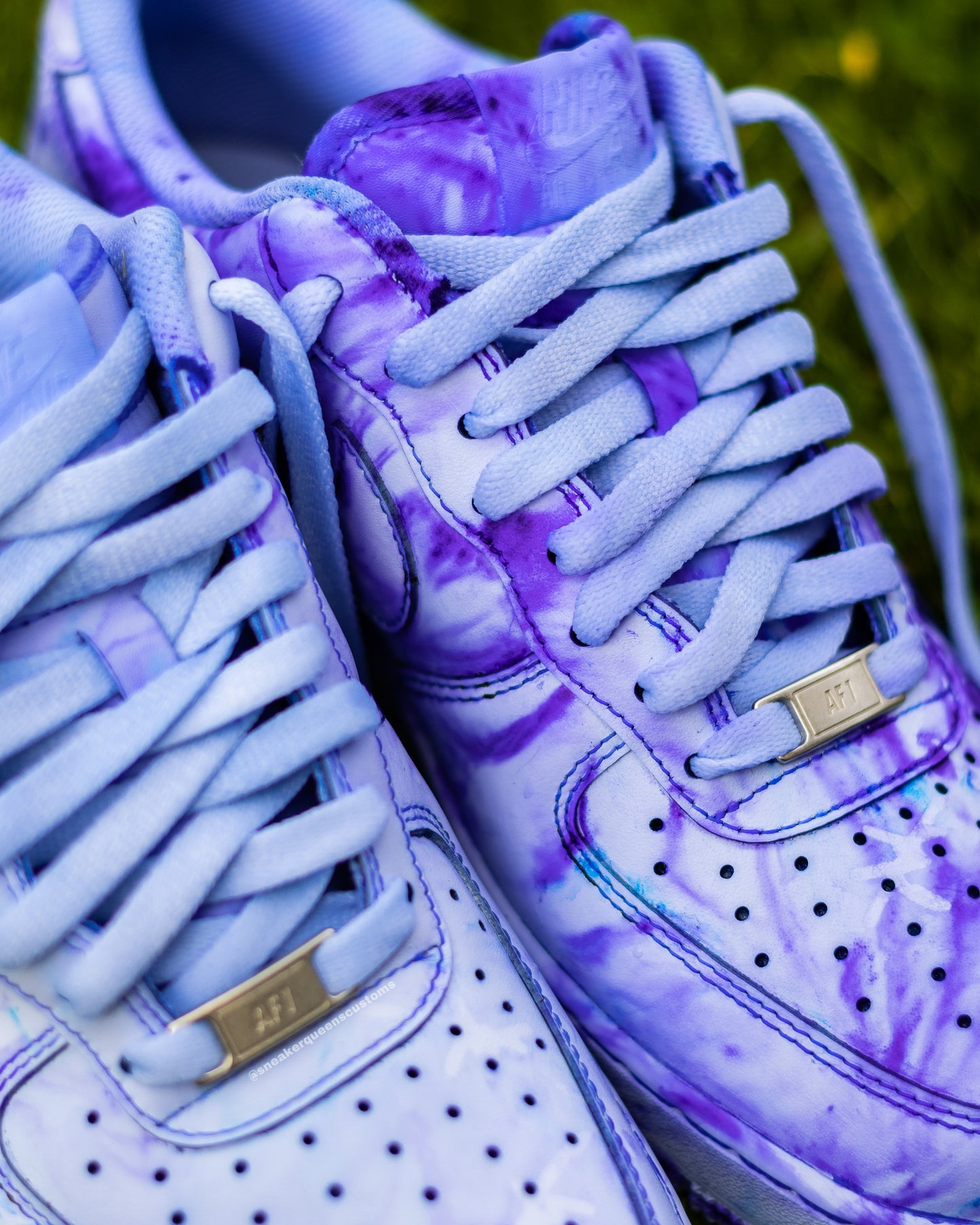 Purple Tie Dyed Custom AF1 Low