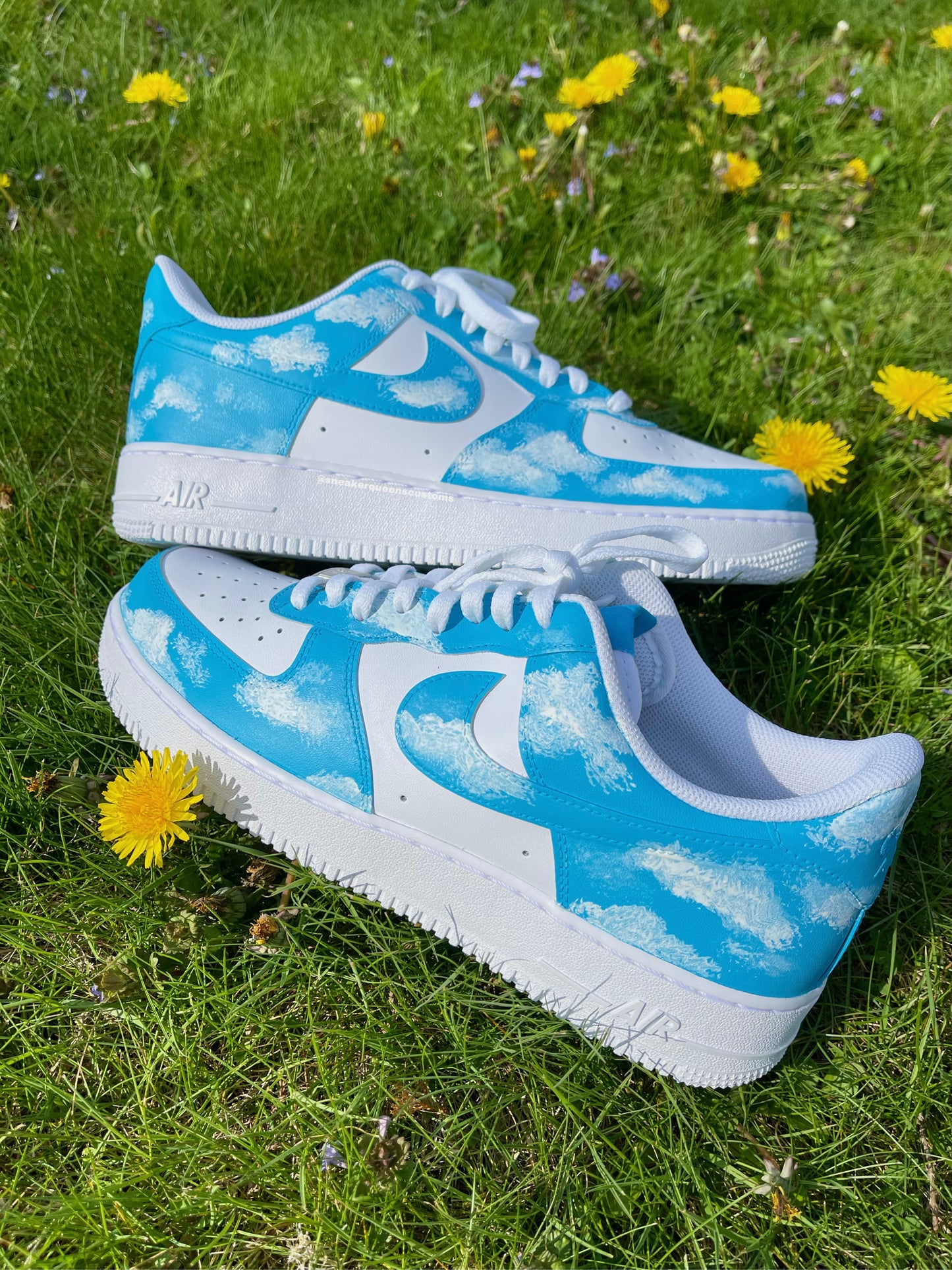 Cloudy Blue Sky Custom AF1 Low