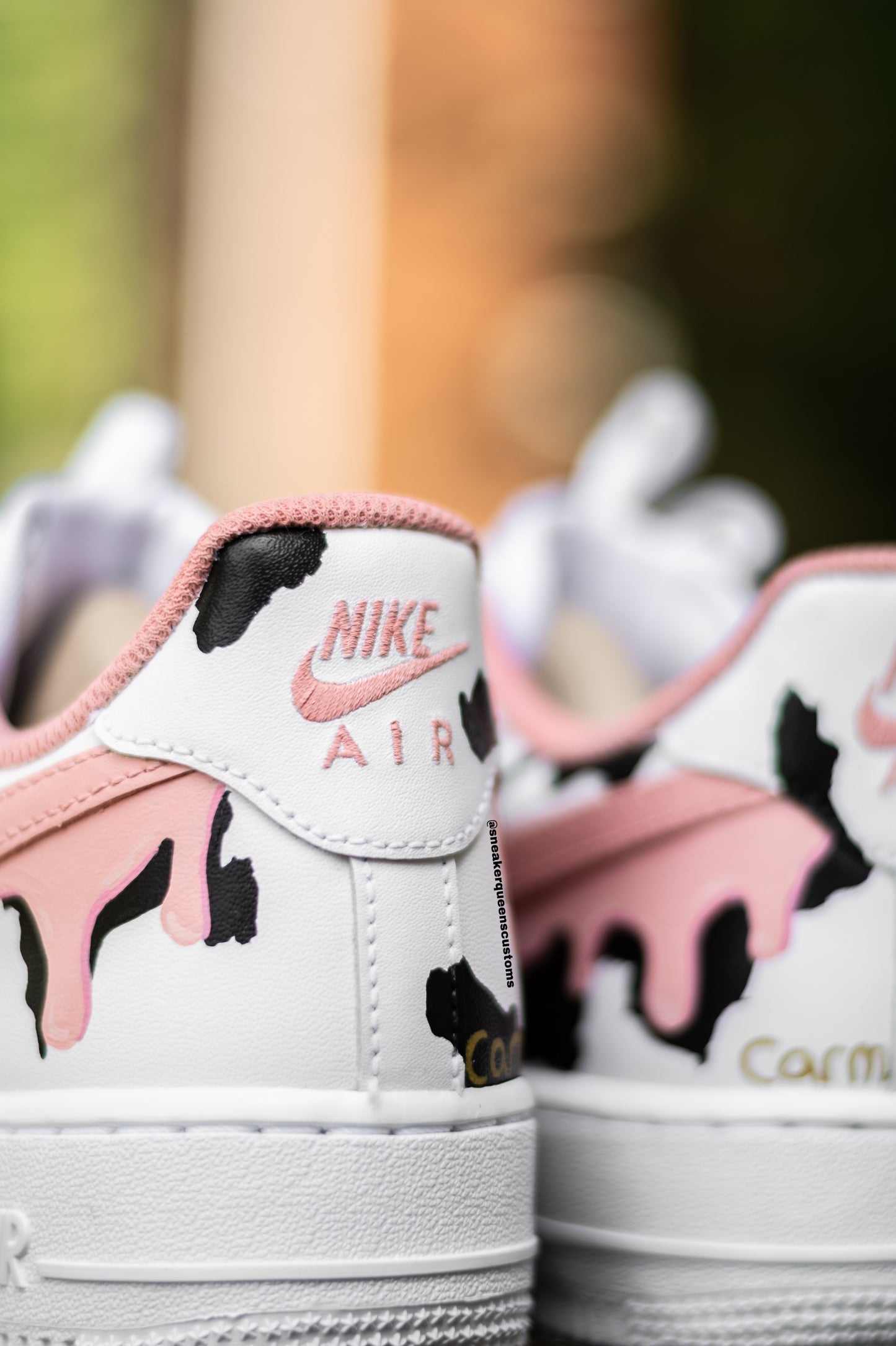 Pink Cow Print Custom AF1 Low