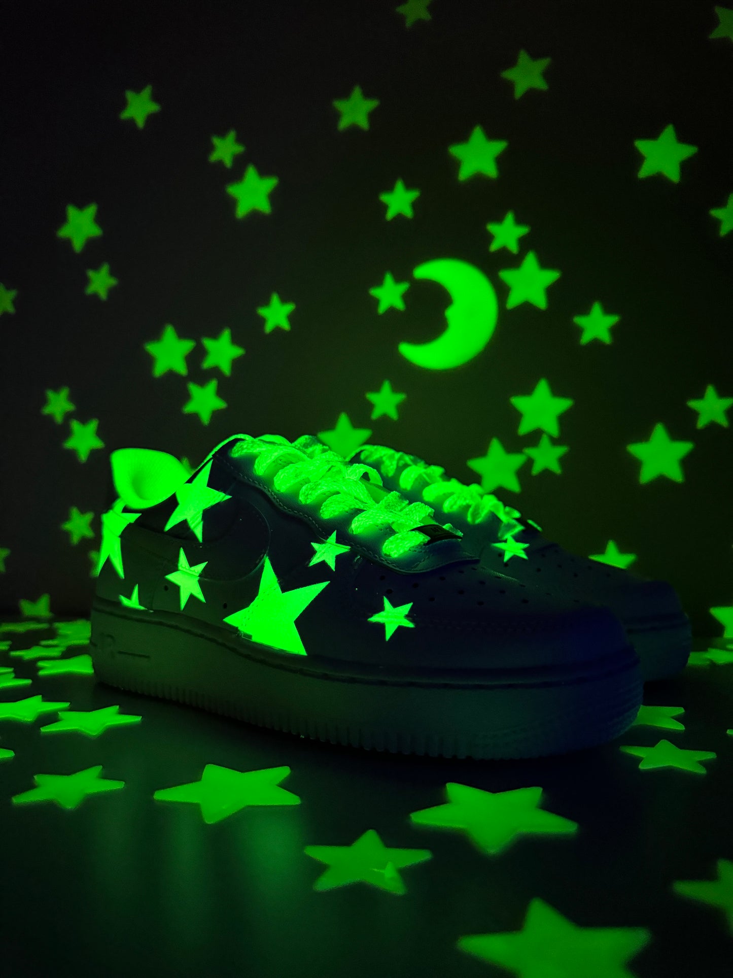 Glow In The Dark Stars Custom AF1 Low