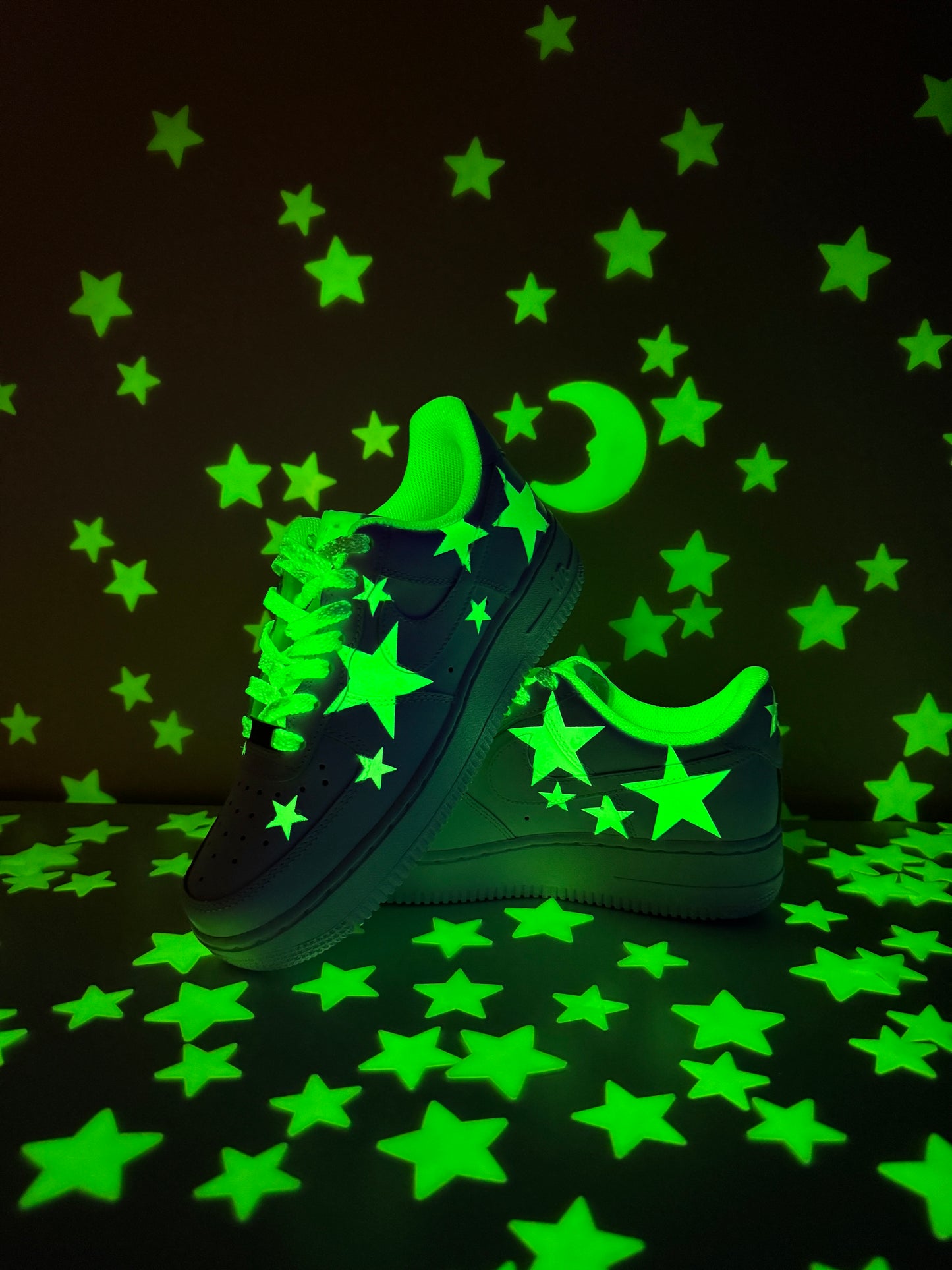 Glow In The Dark Stars Custom AF1 Low