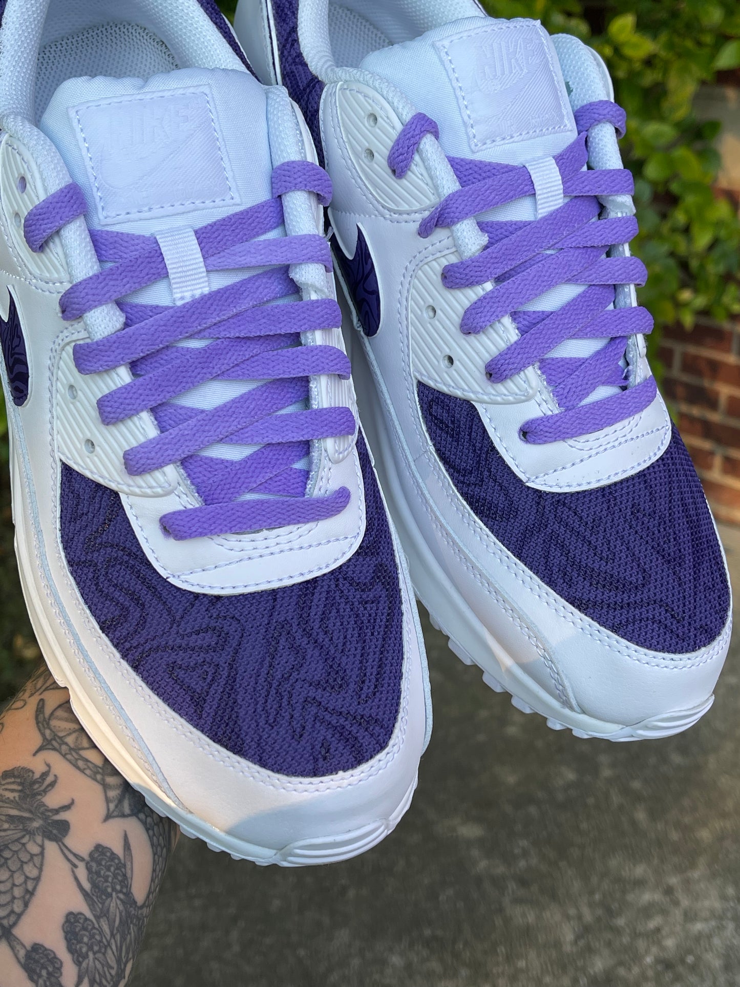 Anxiety Swirls Custom Air Max 90's