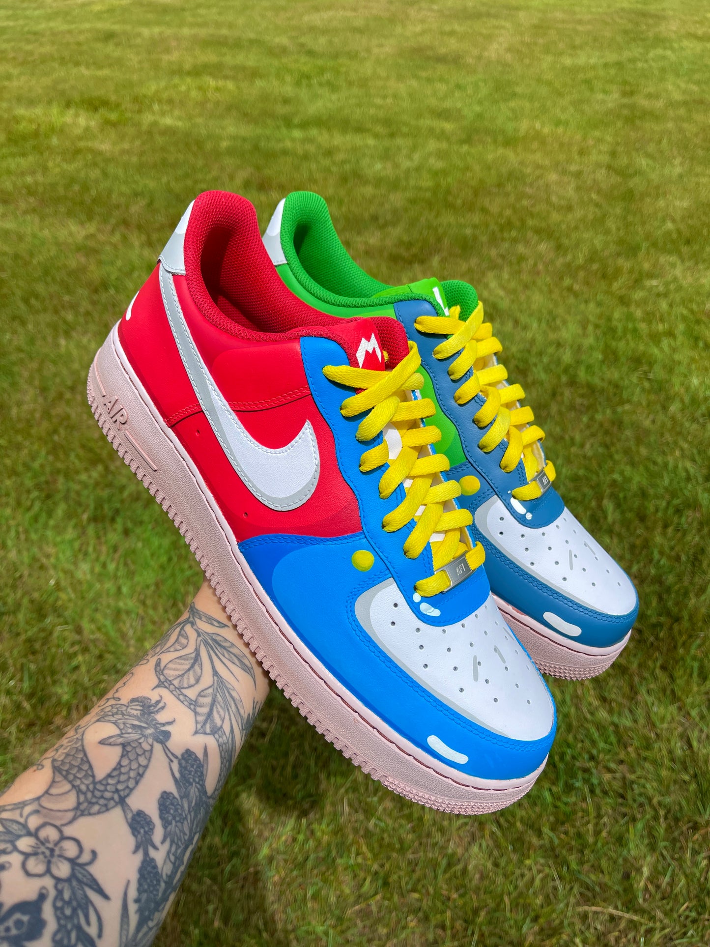 Video Game Inspired Cartoon Custom AF1 Low